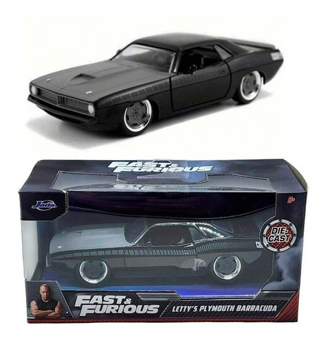 [061244] JADA LETTY PLYMOUTH BARRACUDA F&F 1:32 #54030