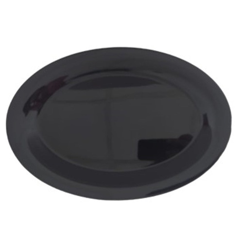 [061440] PLATO OVALADO 30.5cm MELAMINA NEGRO DIAMANTE - 105-015-102