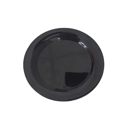 [061441] PLATO TRINCHE 20.3cm MELAMINA NEGRO DIAMANTE - 105-015-104