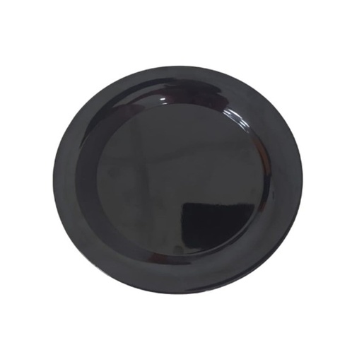 [061444] PLATO TRINCHE 22.9cm MELAMINA NEGRO DIAMANTE - 105-015-108