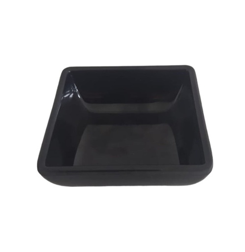 [061451] MINI TAZÓN CUADRADO 3" MELAMINA NEGRO DIAMANTE - 105-015-153
