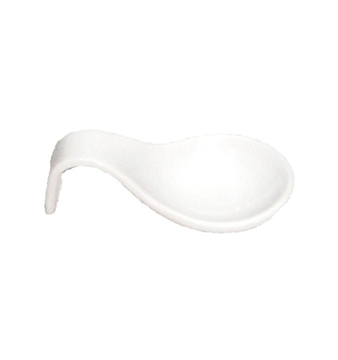 [061658] MINI CUCHARA DE DEGUSTACIÓN MELAMINA BLANCO DIAMANTE 10cm - 105-009-151