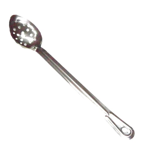 [061671] CUCHARA PARA COCINAR DE ACERO INOXIDABLE PERFORADA - 155-002-038