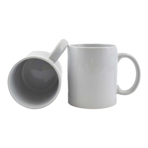 [062170] TAZA DE CERÁMICA LISA BLANCA PARA SUBLIMACIÓN - TABS-1