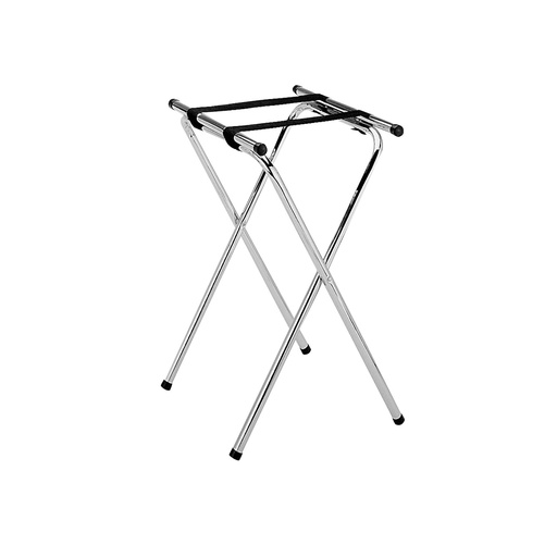 [062613] DESCANSO PORTA CHAROLAS / CABRILLA PLEGABLE DOBLE DE ACERO INOXIDABLE - DS0600
