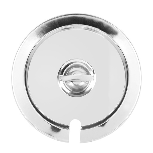 [062776] TAPA P/INSERTO REDONDO ACERO INOXIDABLE 11 QT - SLIP008