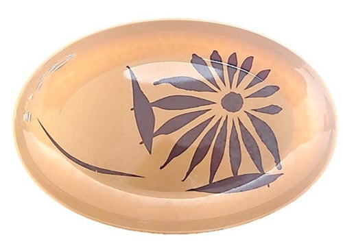 [062848] PLATO OVALADO 12" MELAMINA TIPO BARRO - 003-070-048
