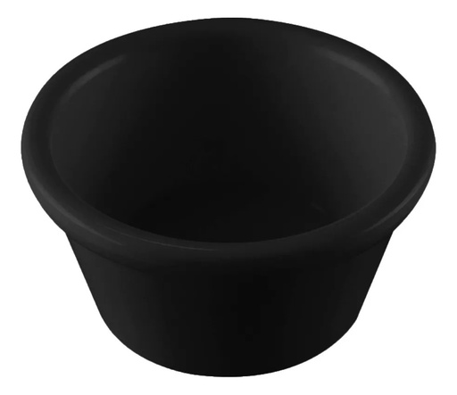 [062932] RAMEQUIN DE 2 oz DE MELAMINA NEGRA - 105-015-124