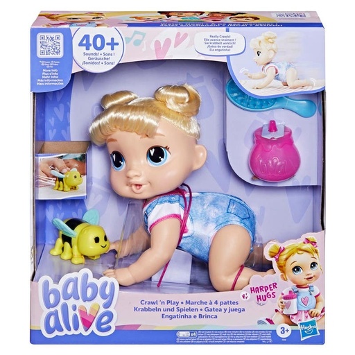 [063021] BABY ALIVE GATEA Y JUEGA - F9709
