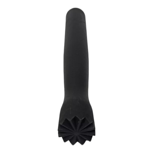 [063071] MORTERO DE BARRA CABEZA CUADRICULA ABS NEGRO 8" - DS1600