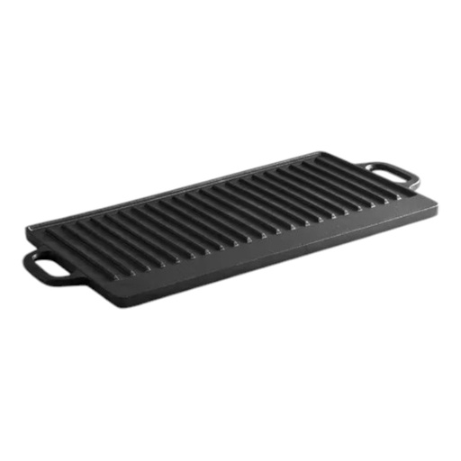 [063219] PLANCHA Y GRILL HIERRO FUNDIDO PRE-SAZONADO 48cm x 23cm - DS1867