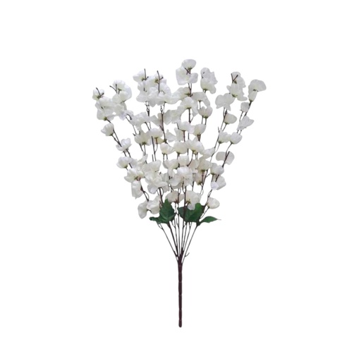 [063365] RAMO DE DURAZNO 9 VARAS BLANCO 58CM - 5869800