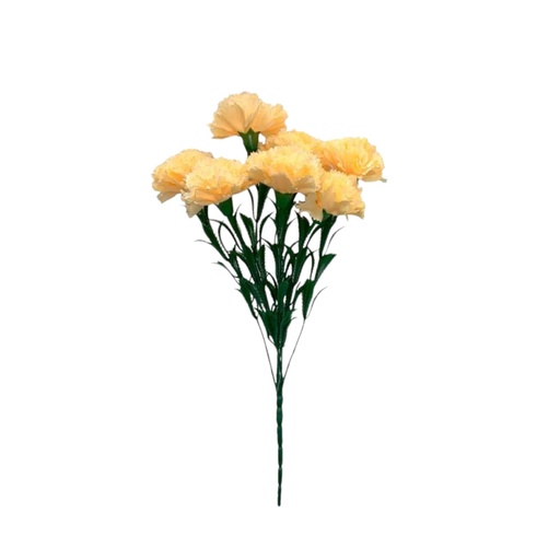 [063370] RAMO CLAVEL AMARILLO 7 CABEZAS 45CM - 5869107