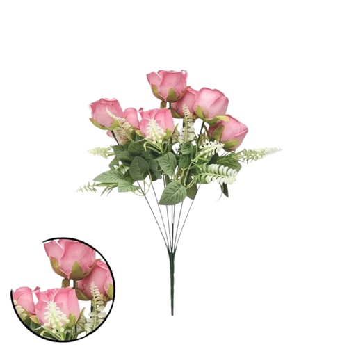 [063379] RAMO FLOR 7 VARAS 44CM ROSA - 5868414