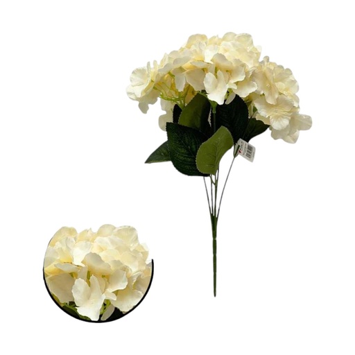 [063415] RAMO HORTENSIA BEIGE 5 VARAS 46CM - 5817177