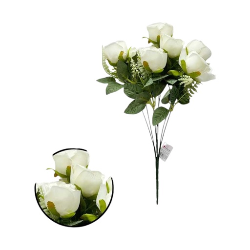 [063426] RAMO FLOR 7 VARAS 44CM BLANCO - 5814377