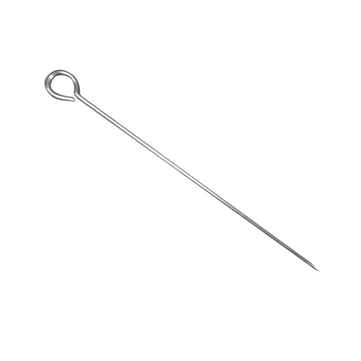 [064696] BROCHETA REDONDA ACERO INOXIDABLE 12" - SLRK012