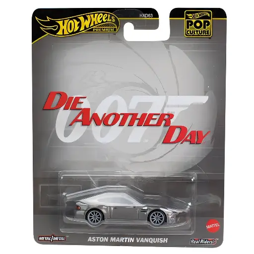 [064768] HW PREMIUM POP CULTURE 007 DIE ANOTHER DAY ASTON MARTIN VANQUISH M/M RR - JBL55