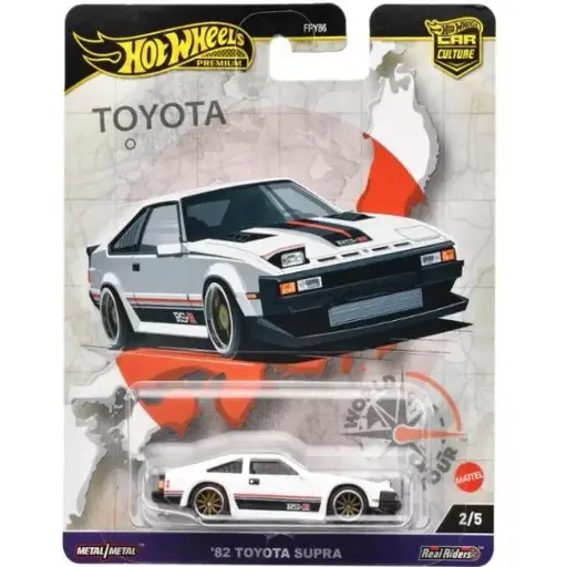 [064779] HW PREMIUM POP CULTURE 1982 TOYOTA SUPRA M/M RR - HRV97