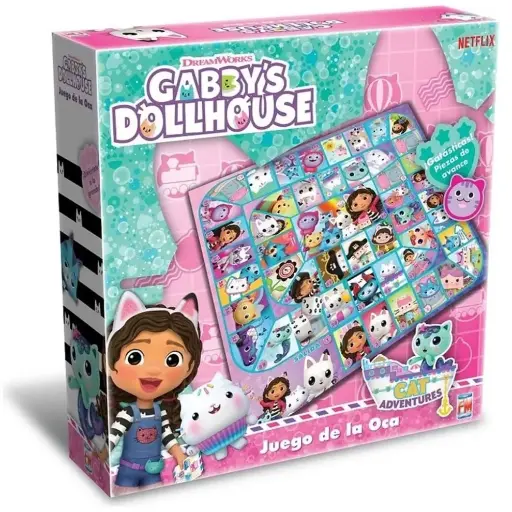 [064787] JUEGO DE LA OCA DE LA CASA DE MUÑECAS DE GABBY - 1409