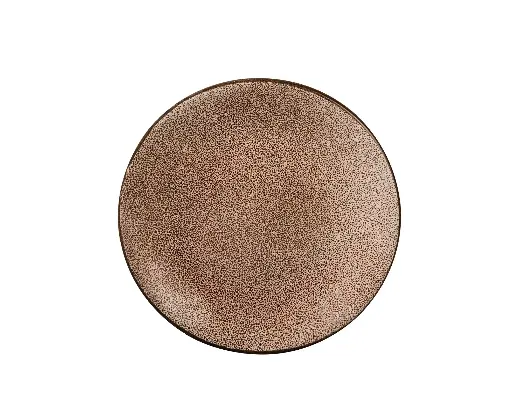 [064821] PLATO REGINA 19 cm ATELIER BROWN LIFE - 322620