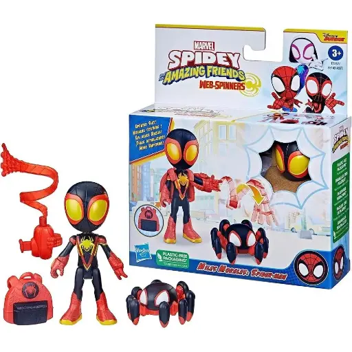 [064898] MARVEL FIGURA MILES MORALES WEB SPINNERS - F7257