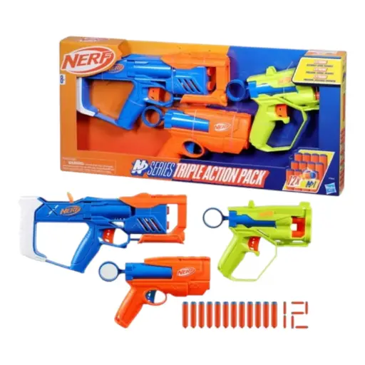 [065075] NERF TRIPLE PACK - F9840