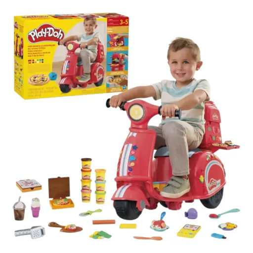 [065093] PLAY-DOH MOTO REPARTIDORA DE PIZZA - F8803
